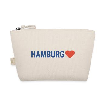 Hamburg Herz - Bio-Täschchen - Natur - Vorne