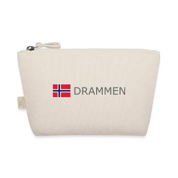 Norway Flag - Drammen - Norge - Norwegen - Bio-Täschchen - Natur - Vorne