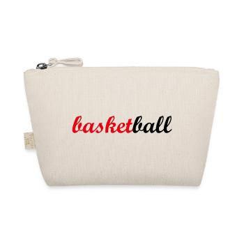 Das Leben ist Basketball – urbaner Sport, Leidenschaft, Energie - Bio-Täschchen - Natur - Vorne