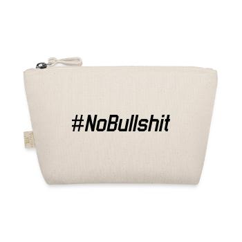 HASHTAG NO BULLSHIT #NoBullshit # No Bullshit - Bio-Täschchen - Natur - Vorne