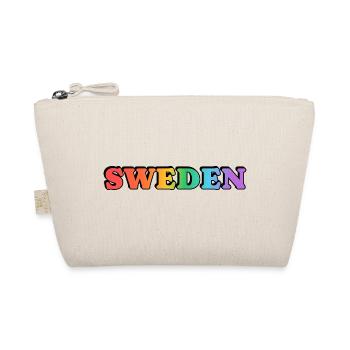 Typographie de l’arc-en-ciel en Suède gay - Trousse biologique - nature - Devant