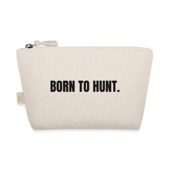 BORN TO HUNT Carnivore Outdoor Statement - Bio-Täschchen - Natur - Vorne