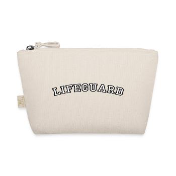 Lifeguard College Font Typography - Organic Pouch - nature - Front