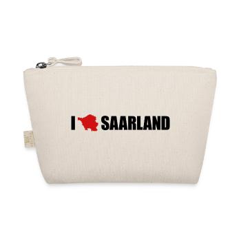 I love Saarland - Bio-Täschchen - Natur - Vorne