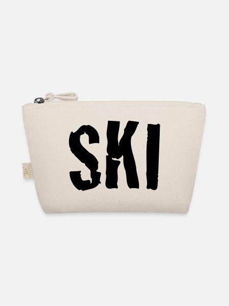 ski - Bio-Täschchen - Natur