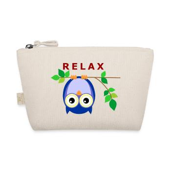 Eule - Relax - Bio-Täschchen - Natur - Vorne