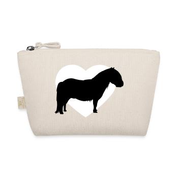 I love ponies I love Shetty I love horses I heart - Trousse biologique - nature - Devant