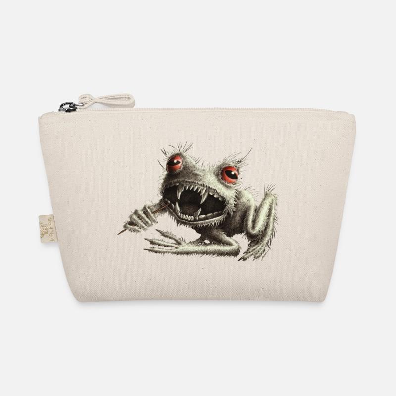Werfrosch - Frog with toothpick - Organic Pouch - nature
