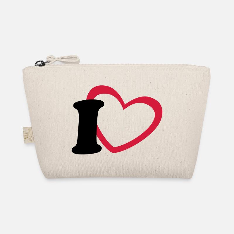 i love - Bio-Täschchen - Natur