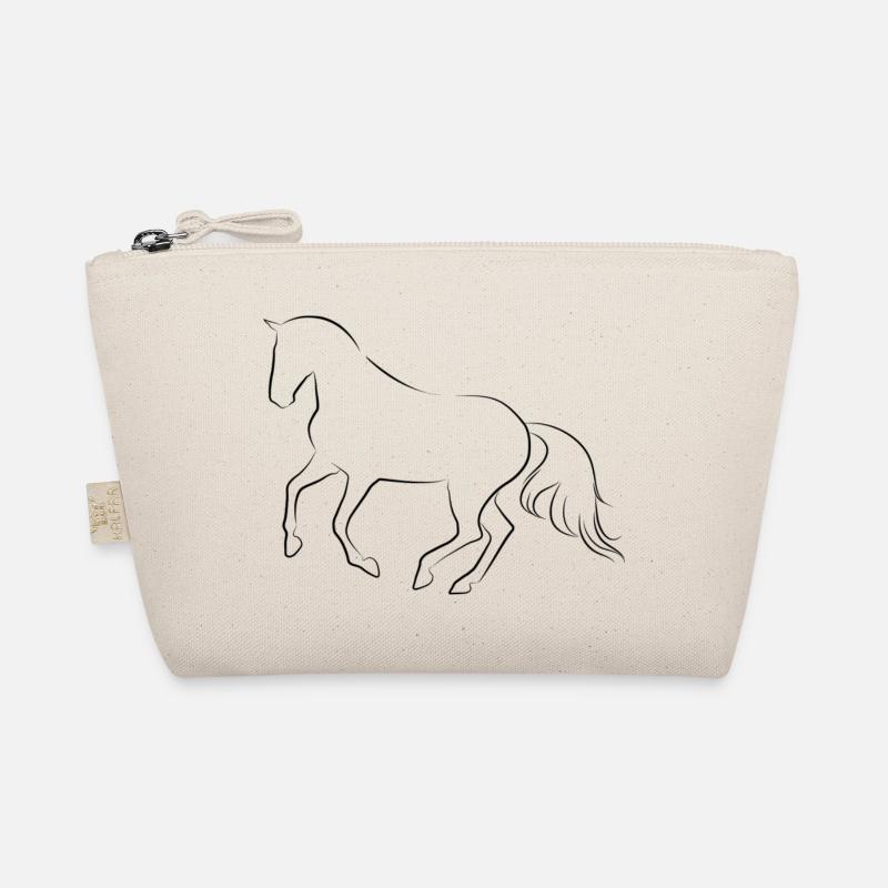 Pferd - Bio-Täschchen - Natur