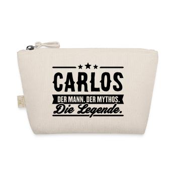 Man Myth Legend Carlos - Organic Pouch - nature - Front