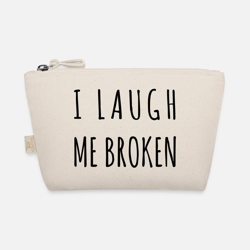 I laugh me broken Bio-Täschchen