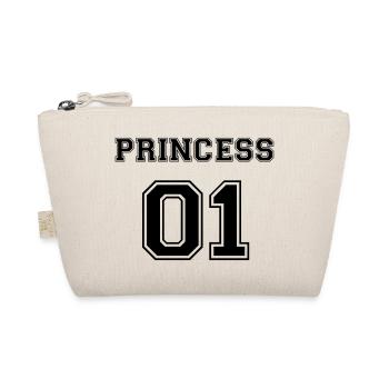 Princess 01 Tochter Familie Kind Baby Geschenk - Bio-Täschchen - Natur - Vorne