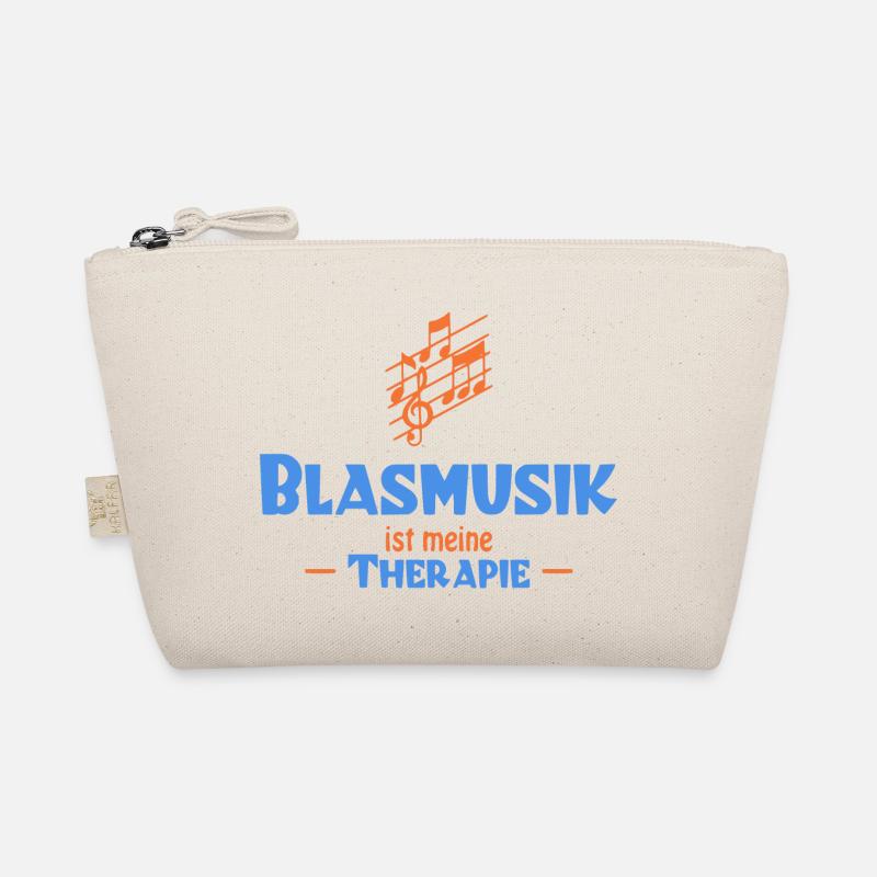 Blasmusik ist meine Therapie - Bio-Täschchen - Natur