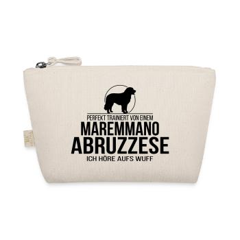 MAREMMANO ABRUZZESE ich höre aufs wuff - Bio-Täschchen - Natur - Vorne