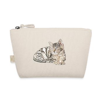 Süsse katze - Bio-Täschchen - Natur - Vorne