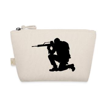 soldat zielend - Bio-Täschchen - Natur - Vorne