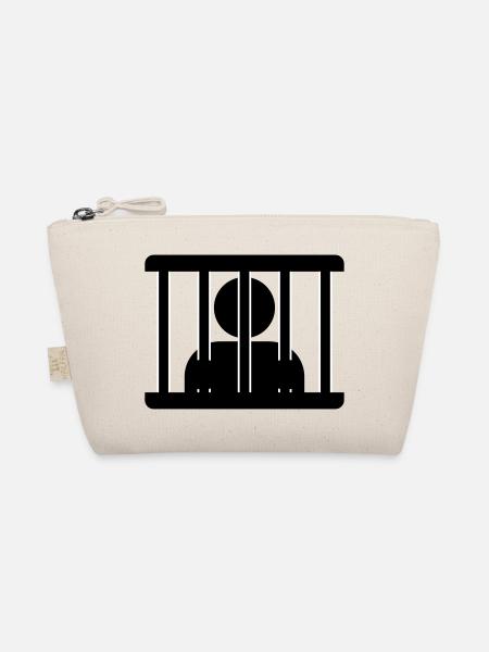 Hinter gittern - Bio-Täschchen - Natur - Vorne