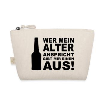 bier_ausgeben - Bio-Täschchen - Natur - Vorne