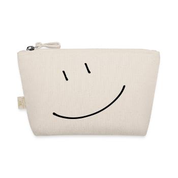 Smiley lachen (dh) - Bio-Täschchen - Natur - Vorne