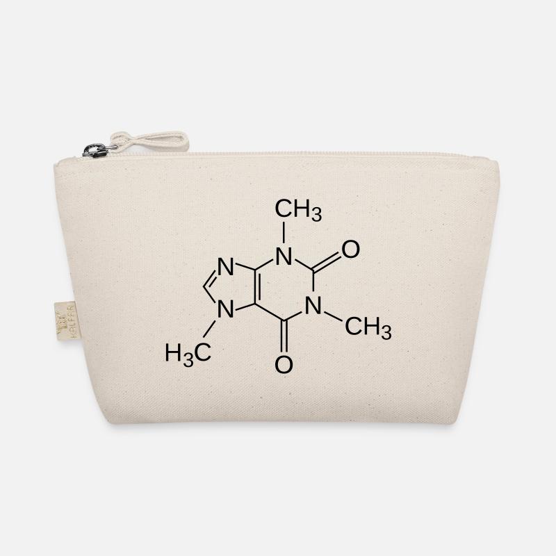 Caffeine Chemical formulae for coffee and teas Organic Pouch