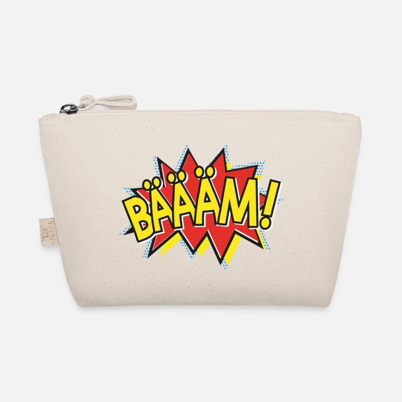 BÄÄÄM Comic Strip Action Bubble - Pop-Art Style - Bio-Täschchen - Natur