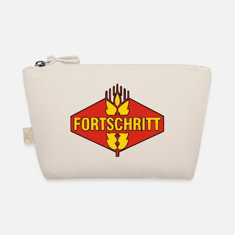 Fortschritt schwarz-rot-gold - Bio-Täschchen - Natur