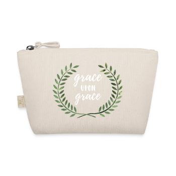 Grace upon Grace - Grace for mercy gift - Organic Pouch - nature - Front