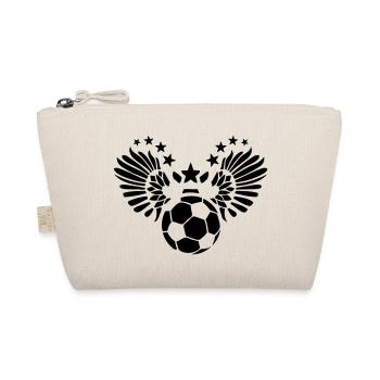 wing soccer football sports flying wing fly4 - Organic Pouch - nature - Front