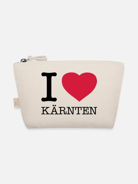 I LOVE KÄRNTEN Austria Österreich - Bio-Täschchen - Natur - Vorne