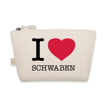 I LOVE SCHWABEN - Bio-Täschchen - Natur - Vorne
