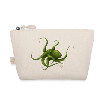 OCTOPUS mit Signatur - Bio-Täschchen - Natur - Vorne