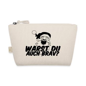 Weihnachten Christmas Xmas Spruch Geschenk - Bio-Täschchen - Natur - Vorne