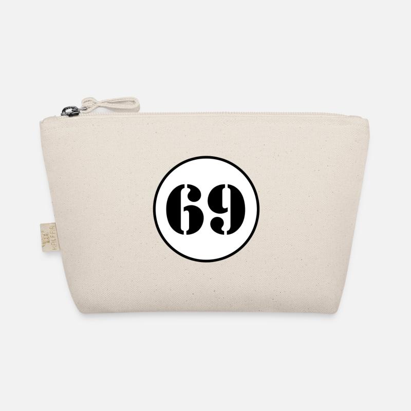 NUMMER 69 Neunundsechzig Geburtstag Geschenk Bio-Täschchen