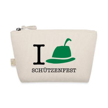 I love Schützenfest - Bio-Täschchen - Natur - Vorne
