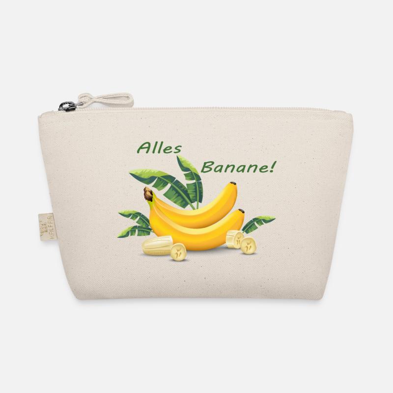Alles Banane - Bio-Täschchen - Natur