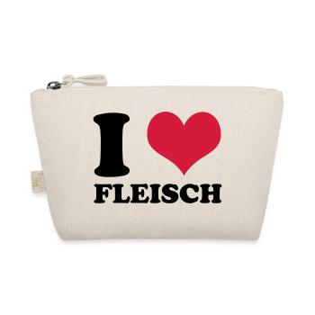 i love fleisch - Bio-Täschchen - Natur - Vorne