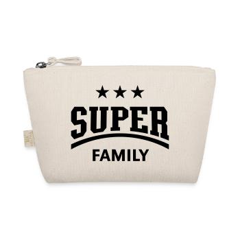 Super Family (Family / Father / Mother / Children) - Organic Pouch - nature - Front