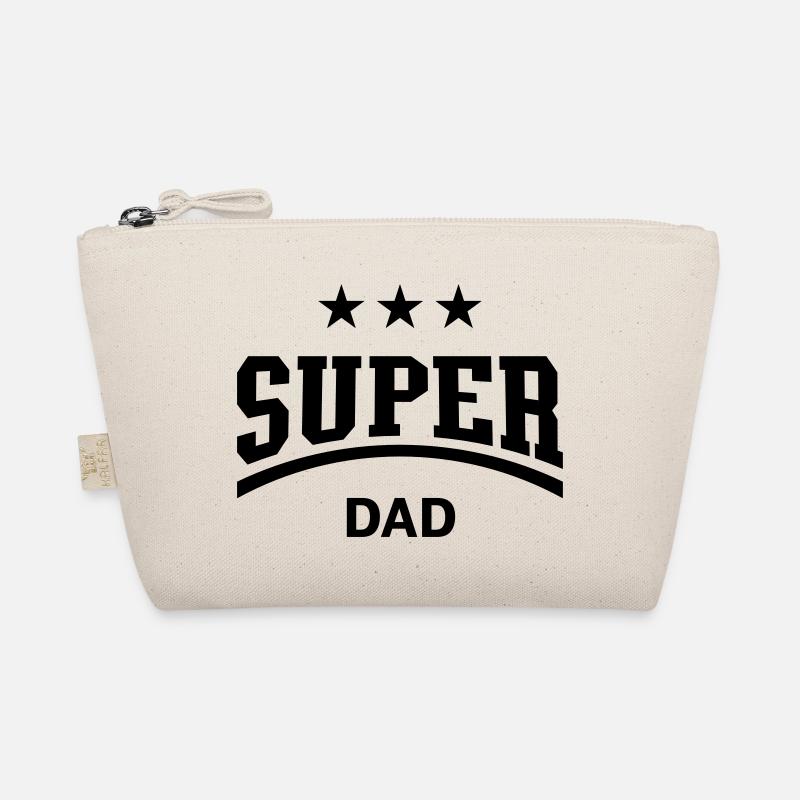Super Dad (Papa, Papi, Vater, Vati / Vatertag) Bio-Täschchen