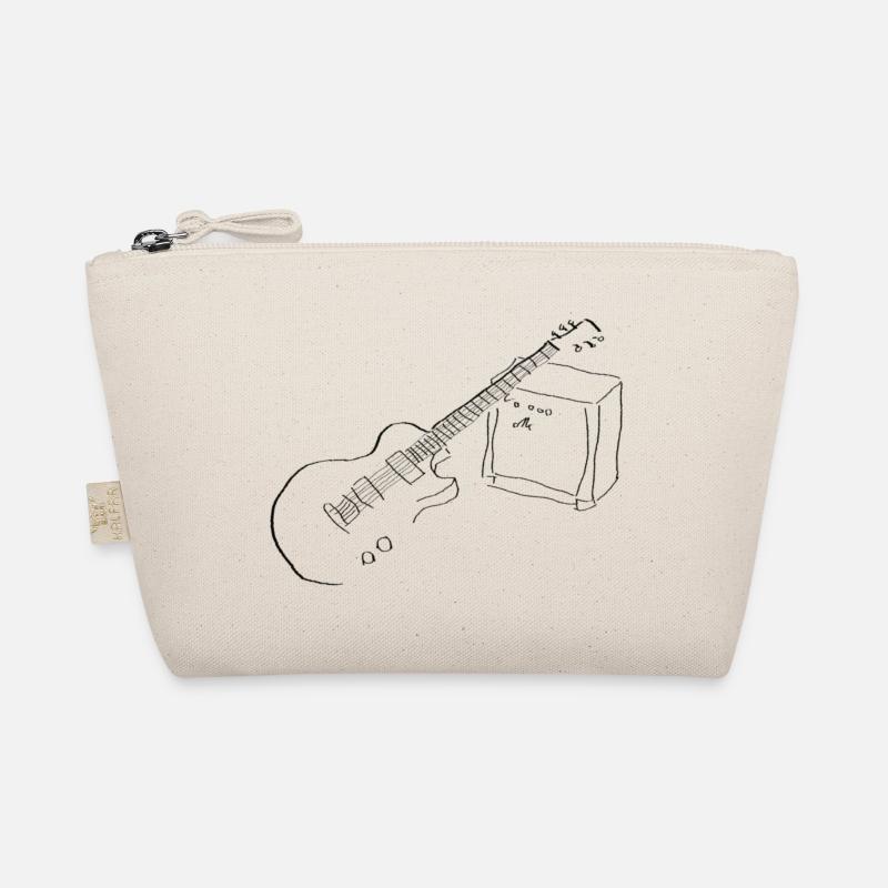 E Gitarre - Bio-Täschchen - Natur