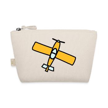 Airplane Design - Bio-Täschchen - Natur - Vorne