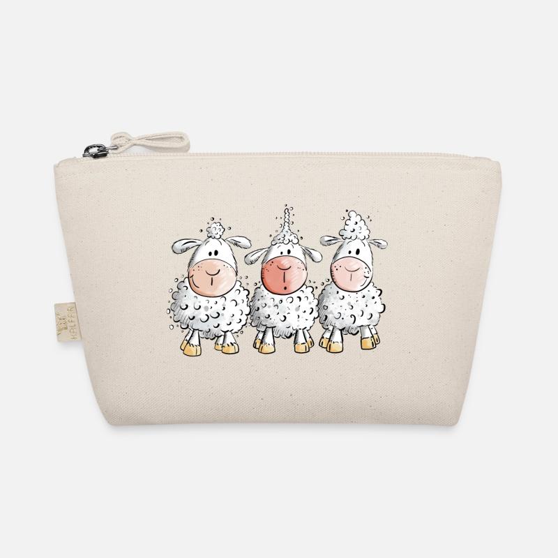 Cool sheep TrioI Fun sheep I animal motive Organic Pouch