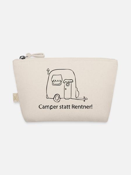 Camper statt Rentner! - Bio-Täschchen - Natur