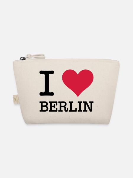 I Love Berlin - Bio-Täschchen - Natur - Vorne