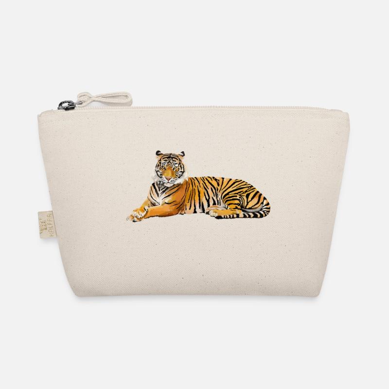 Tiger - Bio-Täschchen - Natur