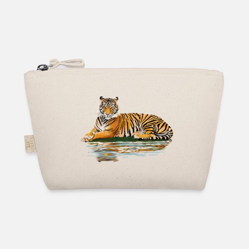 Tiger - Bio-Täschchen - Natur