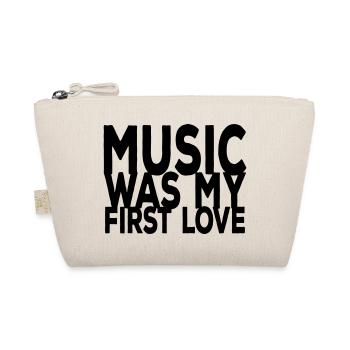 music was my first love ii - Organic Pouch - nature - Front