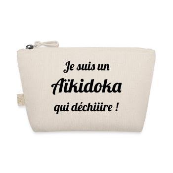 Aikidō / Aikidoka / Sport / Kampfkünste / Kampf - Bio-Täschchen - Natur - Vorne