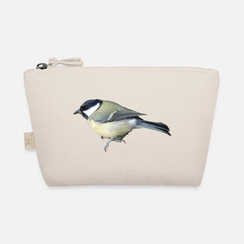 Vogel Kohlmeise - Bio-Täschchen - Natur