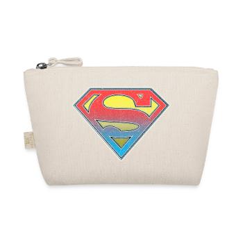 DC Comics Originals Superman Retro Logo Bunt - Bio-Täschchen - Natur - Vorne